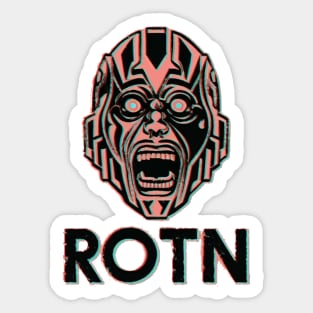 ROTN - Screaming Cyborg Sticker